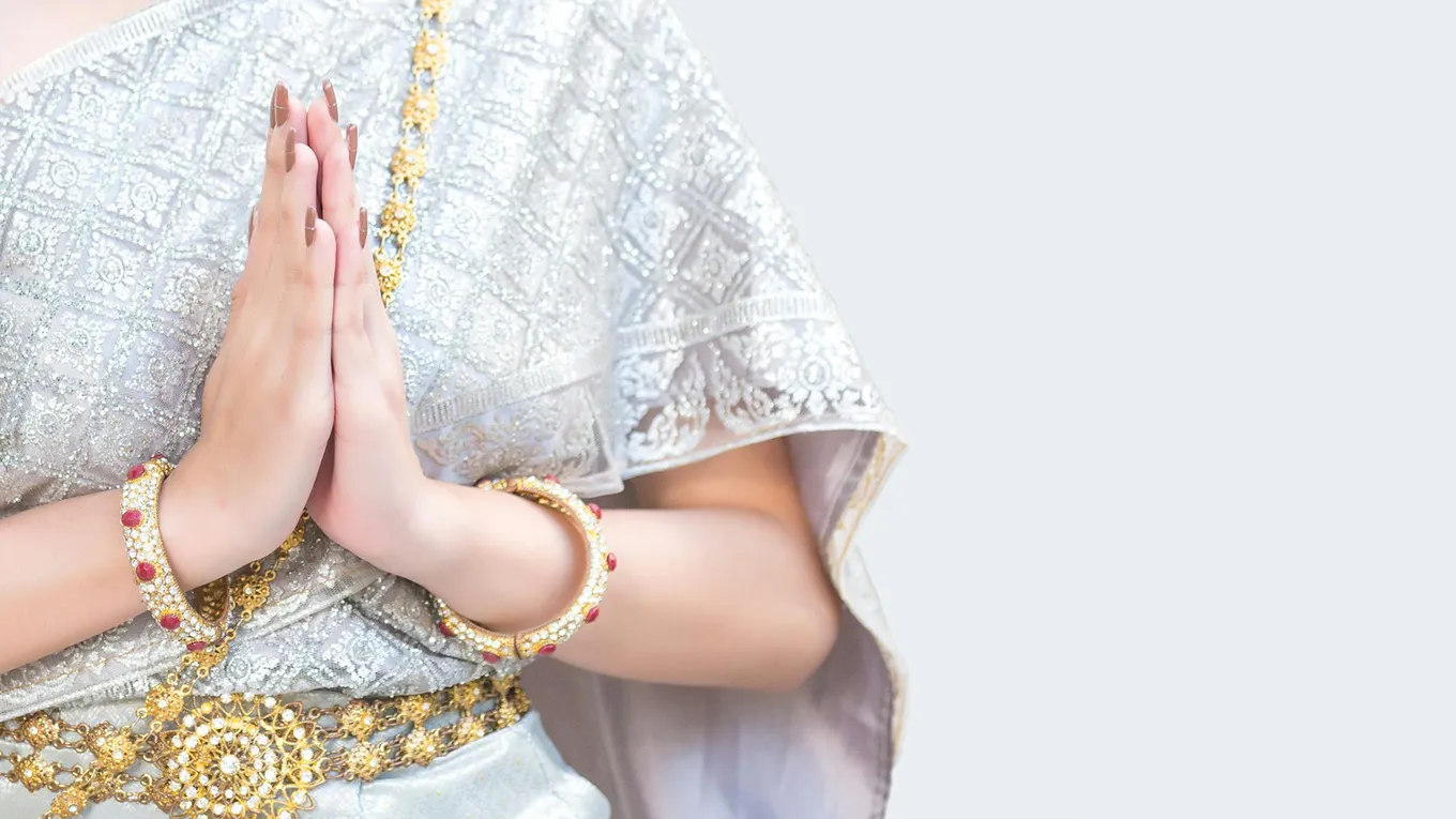 Ethereal jhumkas – handcrafted gold Earrings