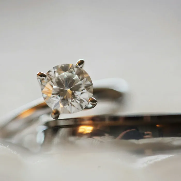Shimmering Diamond Drop Earrings